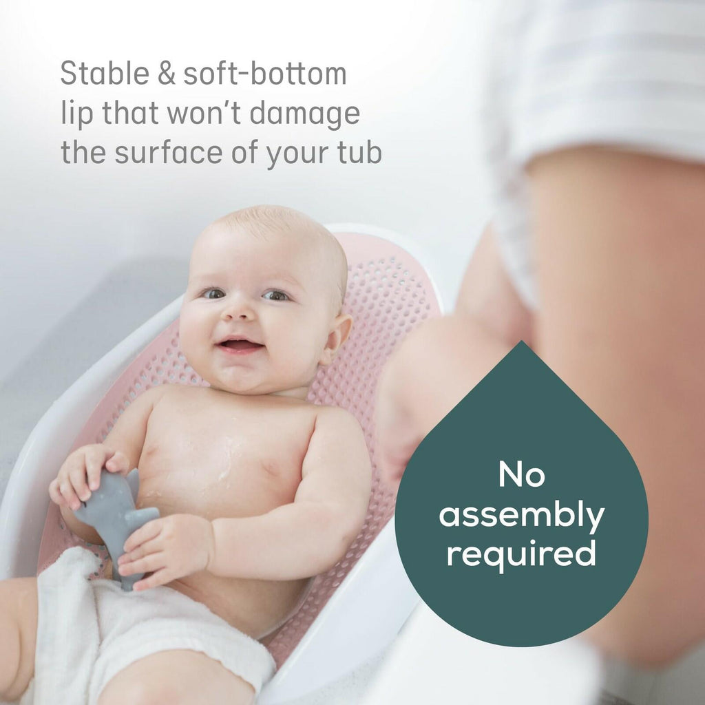 Angelcare Baby Bath Support (Pink)  Ideal for Babies Less than 6 Months Old