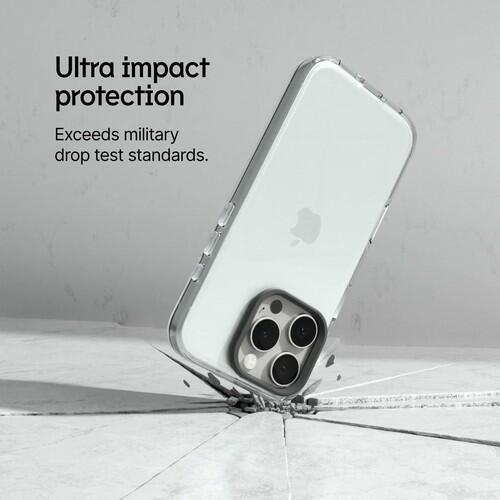RhinoShield Crystal Clear Case Compatible with iPhone 16 Pro Max | Advanced