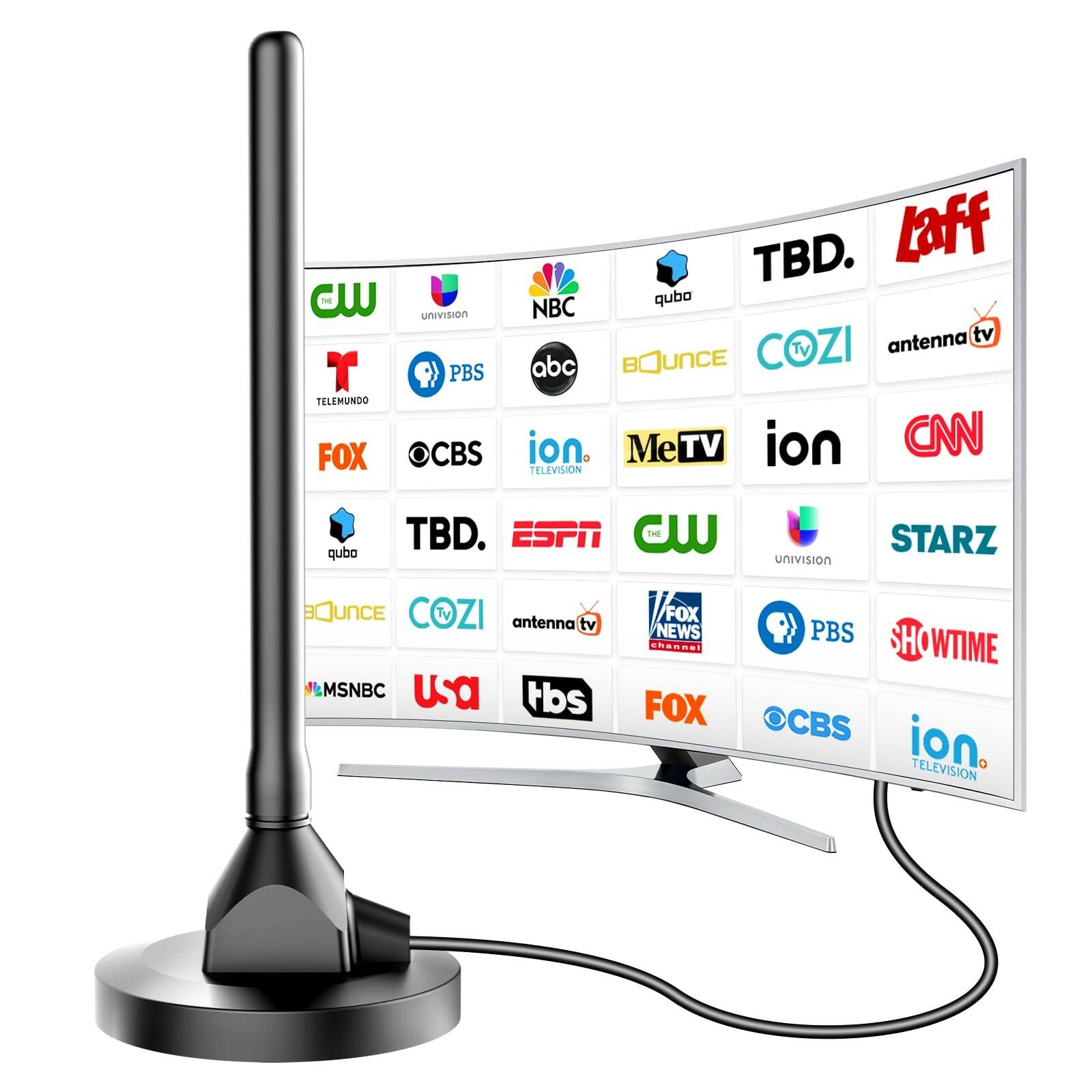 Digital Antenna for Smart TV Indoor, TV Antenna for Local Channels, TVs Antenna