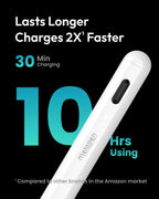 Metapen A8 iPad Pencil for Apple iPad 2018-2025, 4Min Fast Charge,Magnetic
