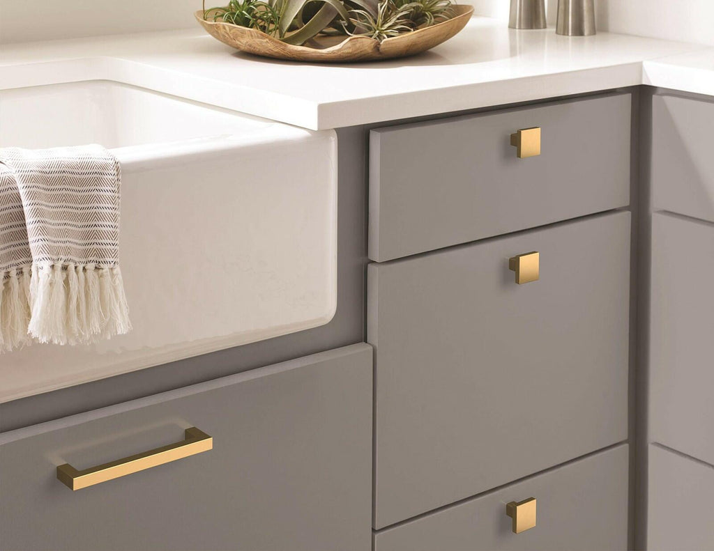 10 Pack Amerock | Cabinet Pull | Champagne Bronze | 5-1/16 inch (128 mm)