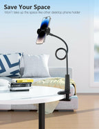 Tryone Gooseneck Phone Holder Stand for Bed Flexible Arm Adjustable Cell Phones