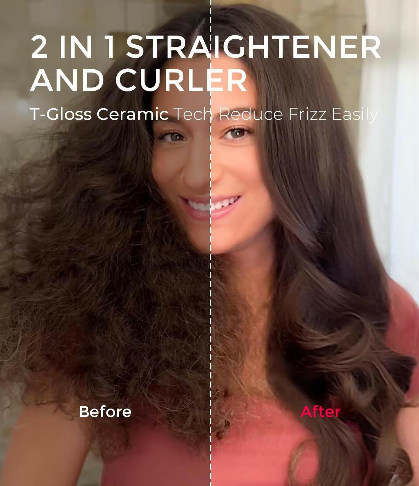 TYMO 2.0 Thermal Brush Curling Brush - STYLUX 1.7" Blowout Volumizer with