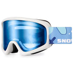 SNOWER Kids Ski Goggles, Anti-Fog Snow Goggles with OTG Design, 100% UV