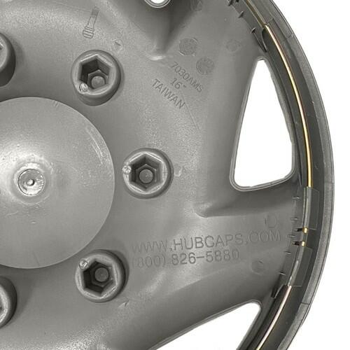 16" Silver Hubcaps Wheel Covers Set of 4 Ford Van Heavy Duty Premium