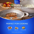 Universal 2-in-1 Caldero (9.4 inch/24 cm), Versatile Dutch Oven Pot with Lid,