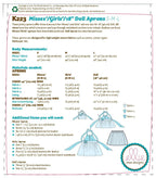 McCall's Misses'/Girls'/18" Dolls' Matching Full Aprons Sewing Pattern