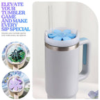 LET'S RESIN Name Plates Resin Molds for 20oz/30oz & 40oz Lid, 16 Cavities 2Pcs