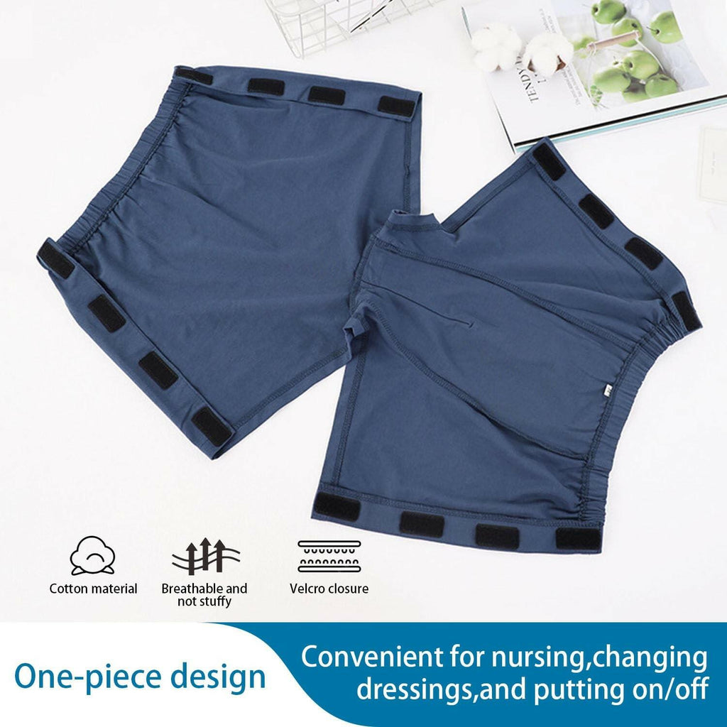 3 Pack XL Tear Away Underwear, Post Surgery Boxer Briefs for Men, Disabled