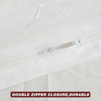 FACE TWO FACE Bedding Duvet Cover Set 3 Pieces 100% Washed Cotton Duvet Cover