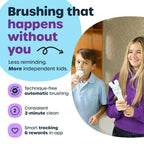 Willo BrushBot Kids Toothbrush Kit, Medium Berry Dye-Free