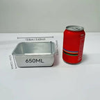 Souso 6pcs Stainless Steel Stacking Food Containers with Lids, Reusable Snack &