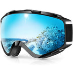 findway Ski Goggles OTG - Over Glasses Snow/Snowboard Goggles for Men, Women &