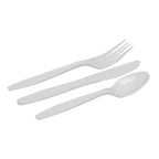 168 Pieces Combo Pack Tray w/Plastic Forks Knives Spoons WE