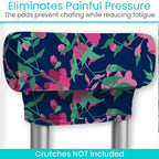 Vive Premium Crutch Pads & Hand Grips - Comfortable, Breathable, Machine