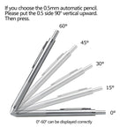 DUNBONG 4 in 1 Multicolor pen, Metal Cased Multifunction Pen, 0.5mm Mechanical