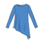 McCall's Patterns M7327 Misses' Shaped Hemline Tops, A5 (6-8-10-12-14)