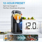Slushie Machine For Home 15-60mins - Slushy Machine Maker No Ice Needed Self Cleaning, Drink Machine,6 Preset Programs One-Touch Reservation, Self-Clean, For Margaritas FrappéS And More