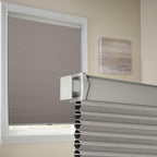 Homedemo 35'' W x 38'' H No Drill No Tools Blackout Cellular Shades Cordless,