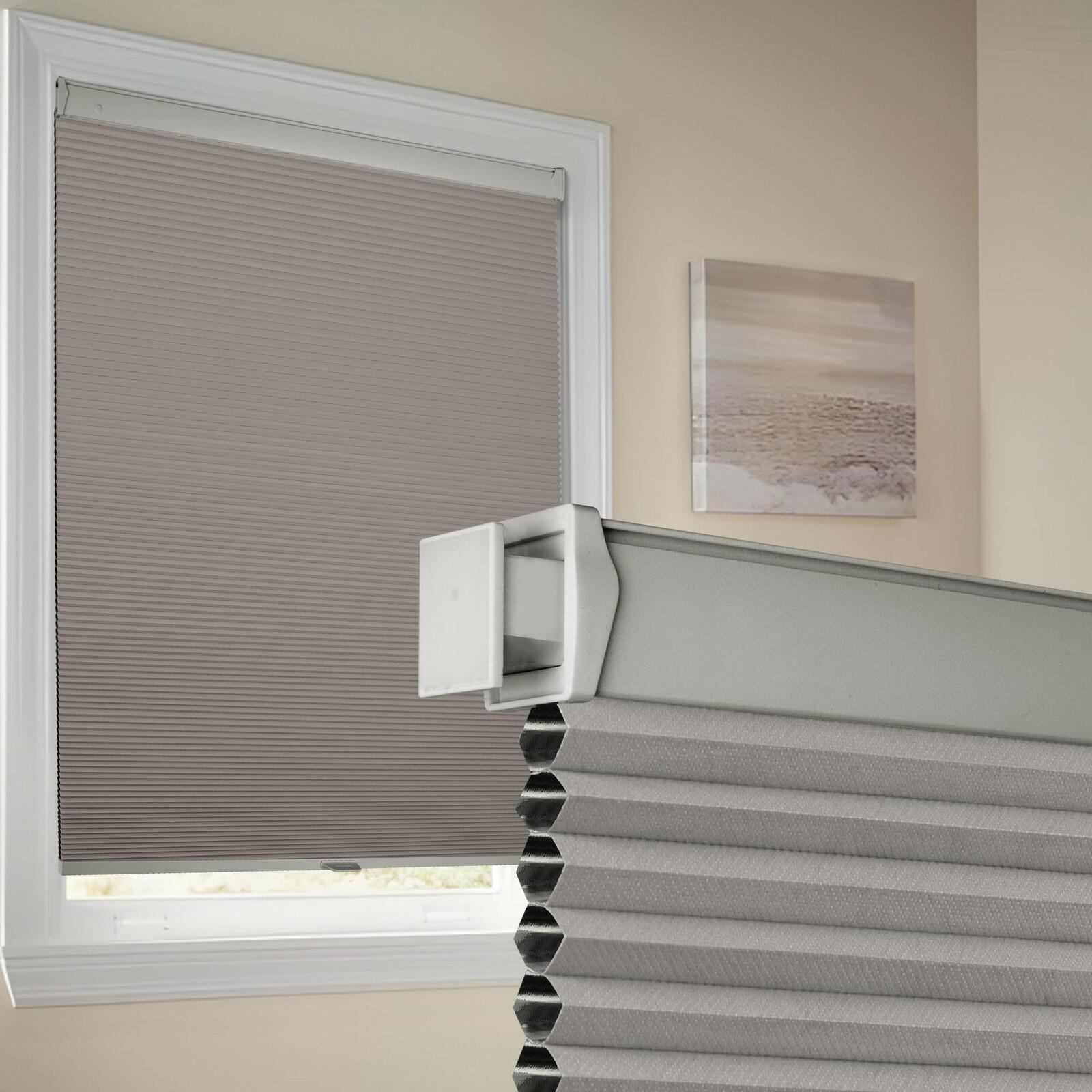 Homedemo 35'' W x 38'' H No Drill No Tools Blackout Cellular Shades Cordless,