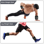 APEXUP 10lbs/Pair Adjustable Ankle Weights for Women and Men, Modularized Leg