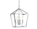 JONATHAN Y JYL7436C Pagoda Lantern Dimmable Adjustable Metal LED Pendant Classic
