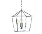 JONATHAN Y JYL7436C Pagoda Lantern Dimmable Adjustable Metal LED Pendant Classic