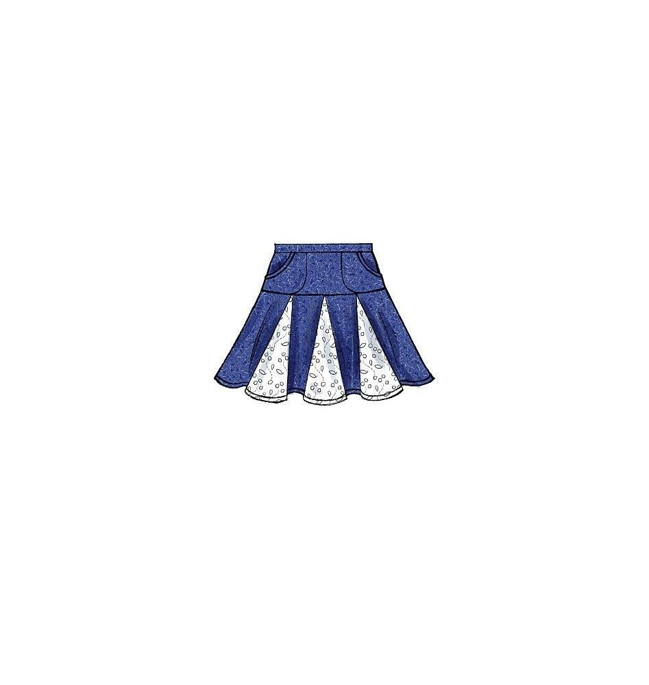 McCall's Patterns M5696 Children's/Girls' Skirts, Size CCE (3-4-5-6)