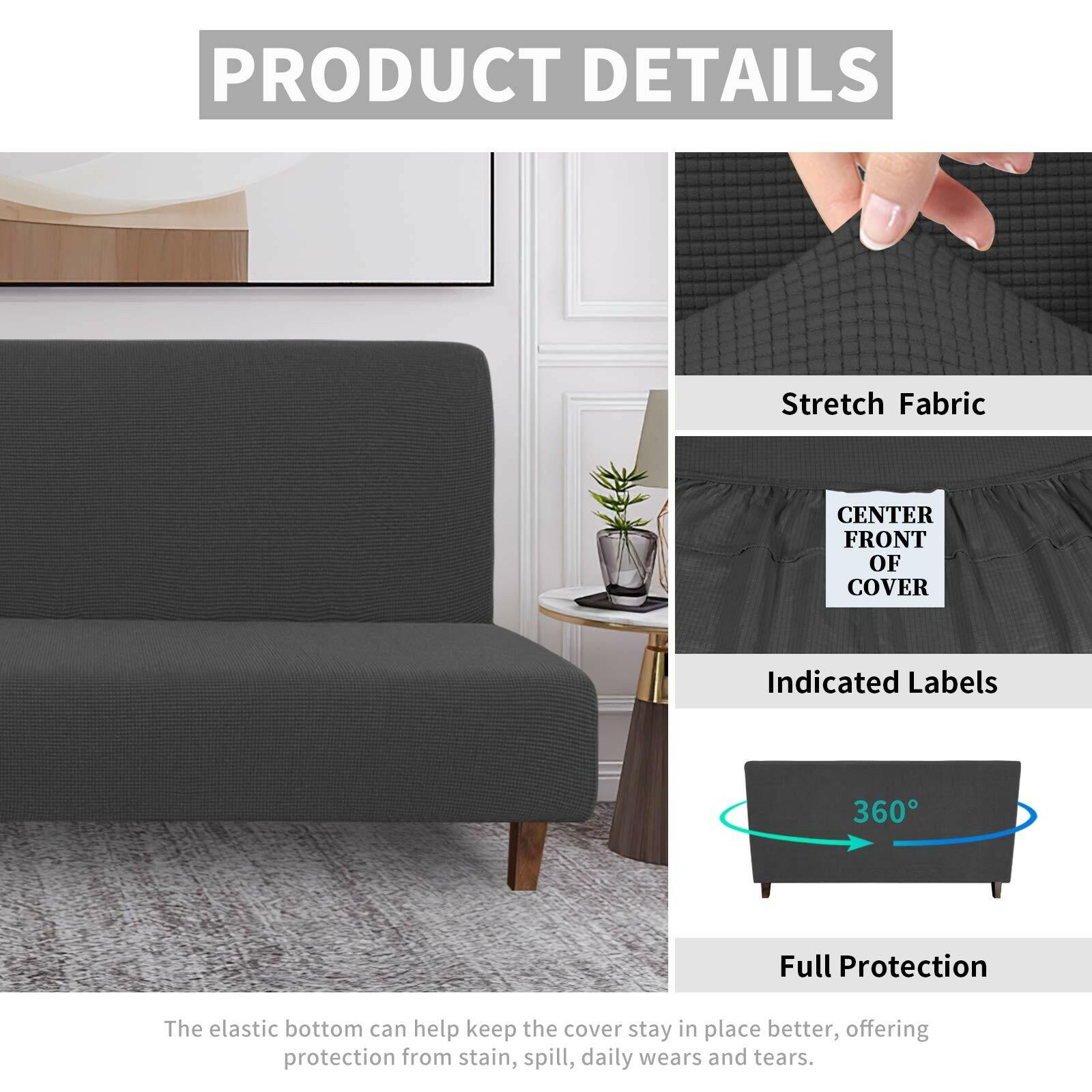 Easy-Going 100% Waterproof Futon Cover, Dual Waterproof Couch Cover for Futon,