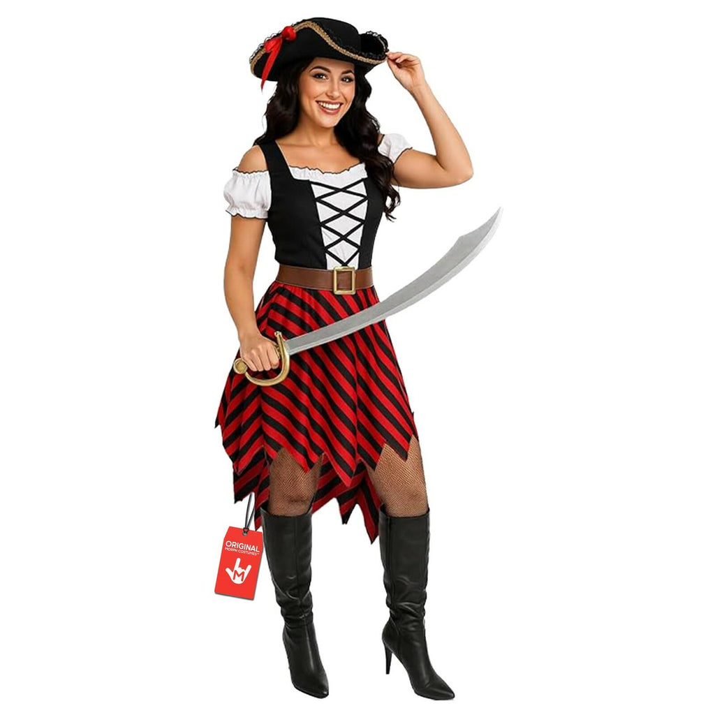 Morph Pirate Costume Women, Womens Pirate Costume, Pirates Dress Women, Womens