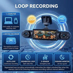 Orderich 4 Channel 360° Dash Camera Front and Rear Inside Left Right, 3.16 Inch