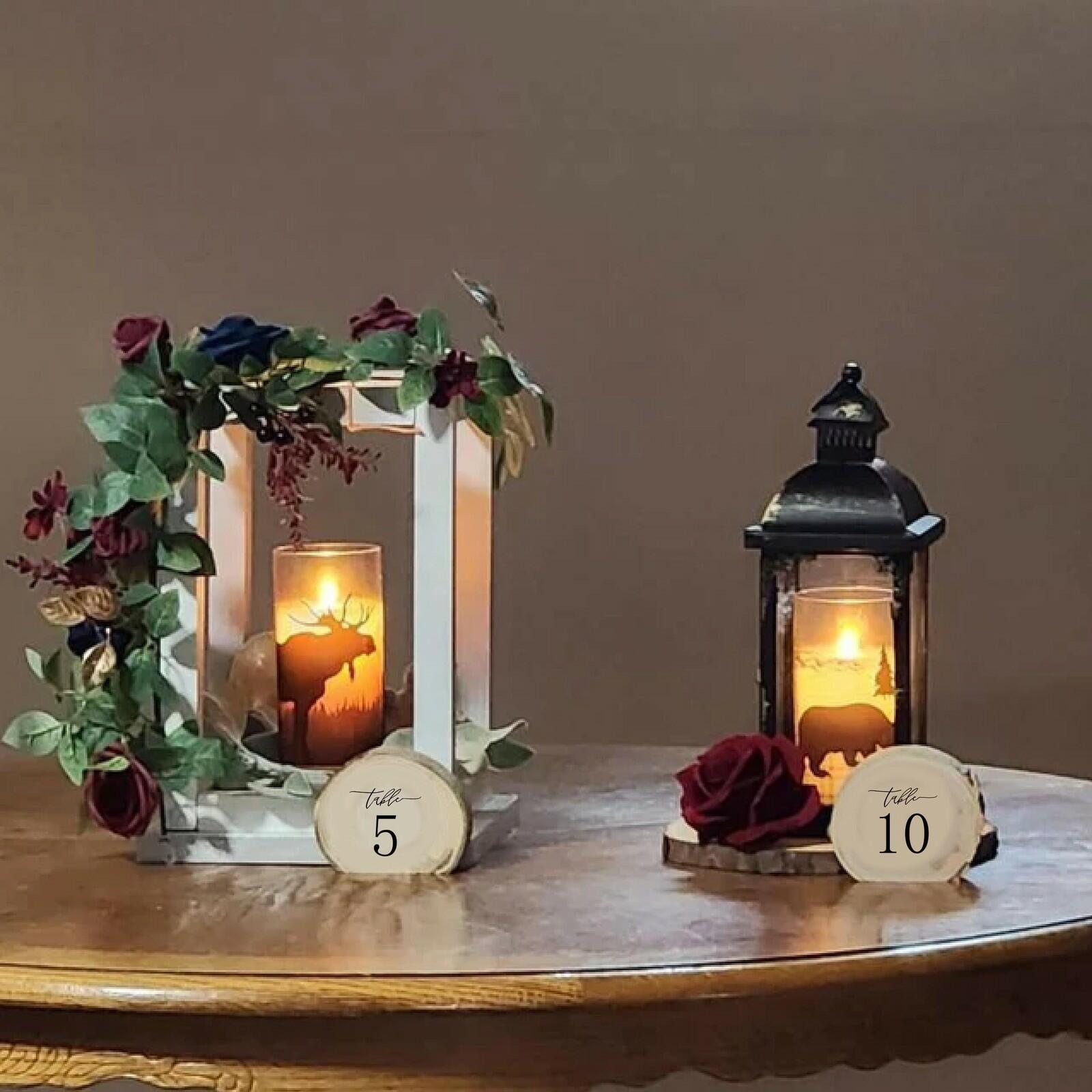 Wooden Table Numbers, 1-10 Wedding Table Numbers, Table Numbers 1-10 Perfect for
