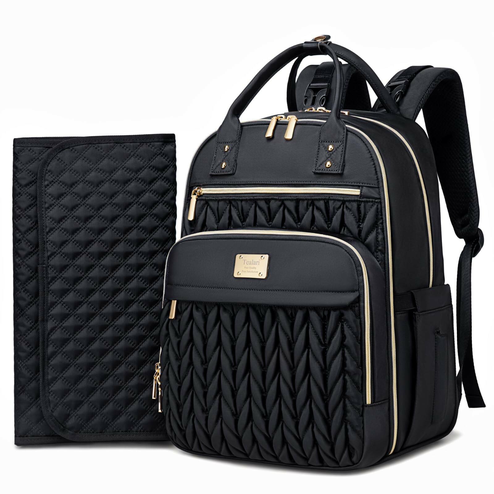 Tealari Diaper Bag Backpack,Stylish Baby Diaper Bag, Waterproof Travel Diaper