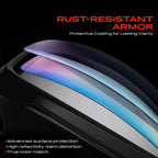 A-Premium 2 Pack Towing Mirrors Power Glass