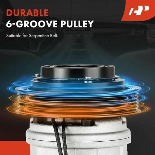 Air Conditioner AC Compressor with Clutch Compatible with Pontiac Vibe 1.8L