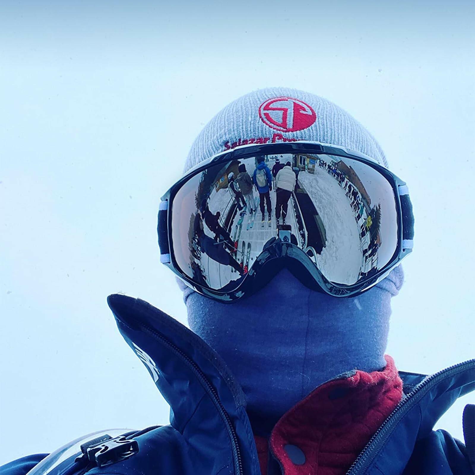 findway Ski Goggles OTG - Over Glasses Snow/Snowboard Goggles for Men, Women &