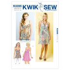Kwik Sew K3395 Dress and Tunic Sewing Pattern, Size XS-S-M-L-XL