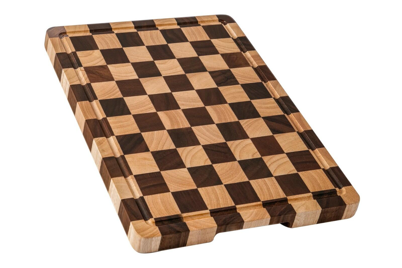 THETCHRY Cutting Boards for Kitchen, 17"X12"X0.8" Checkered Cutting Board