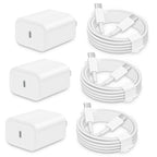 3 Pack AISNI Fast Charger Block Compatible with iPhone 17 16 15 Charger Fast