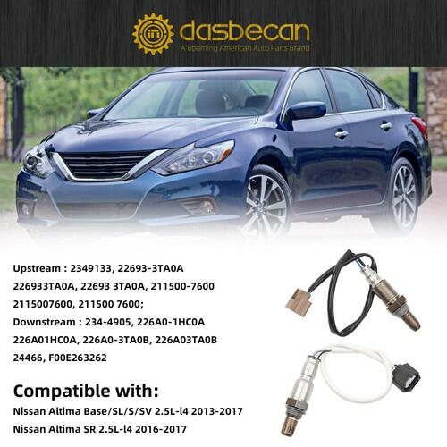 Dasbecan Oxygen O2 Sensor Upstream Downstream Compatible with Nissan Altima