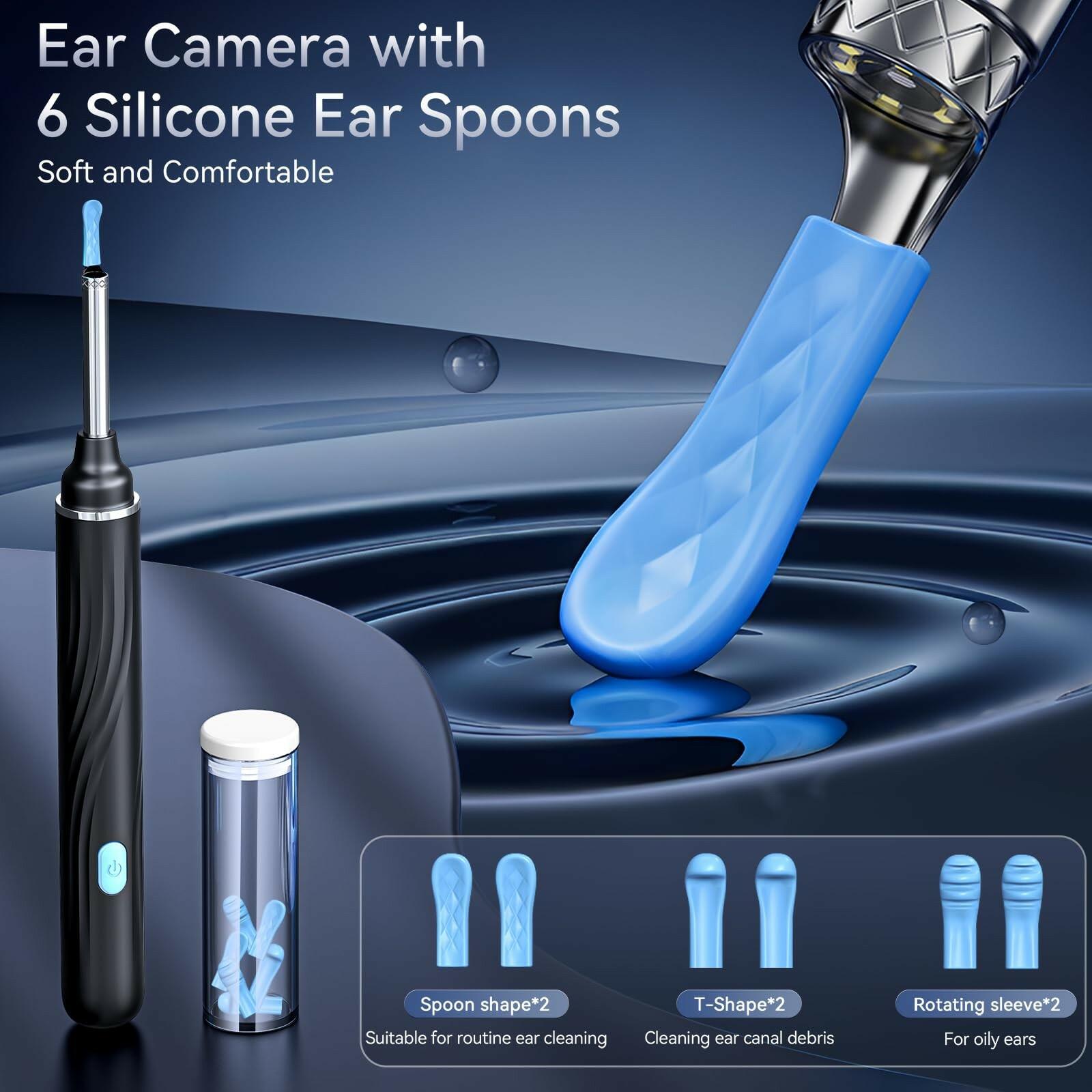Tomaje Ear Wax Removal Tool Camera, Earwax Removal Tools, Earwax Remover, Ear