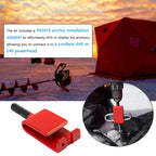 Trsobi 42494 Quick Connect Kit for Eskimo Ice Fishing Auger Drill,Ice Anchor