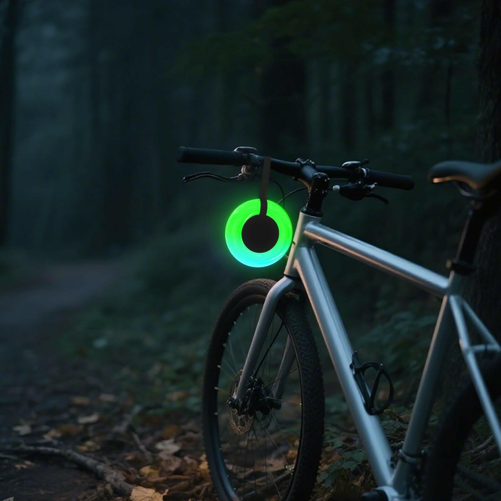 Xinborry IPX7 Waterproof Speaker with Dynamic LED Light,Bluetooth Shower