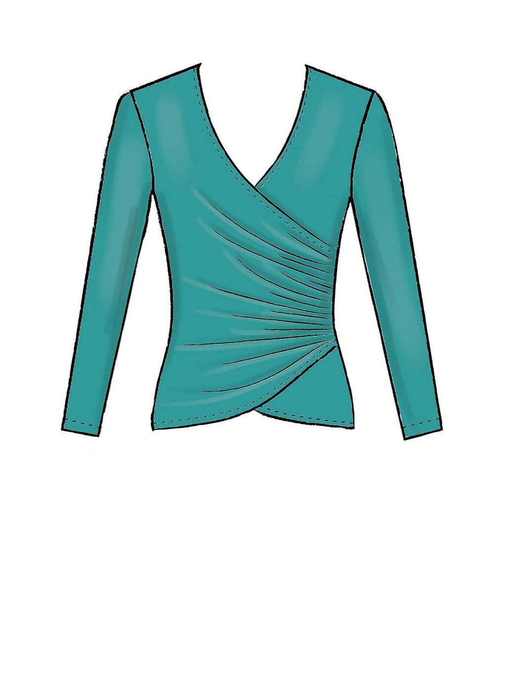 McCall's Sewing Pattern Misses' Tops Size S-M-L-XL, Various Colours