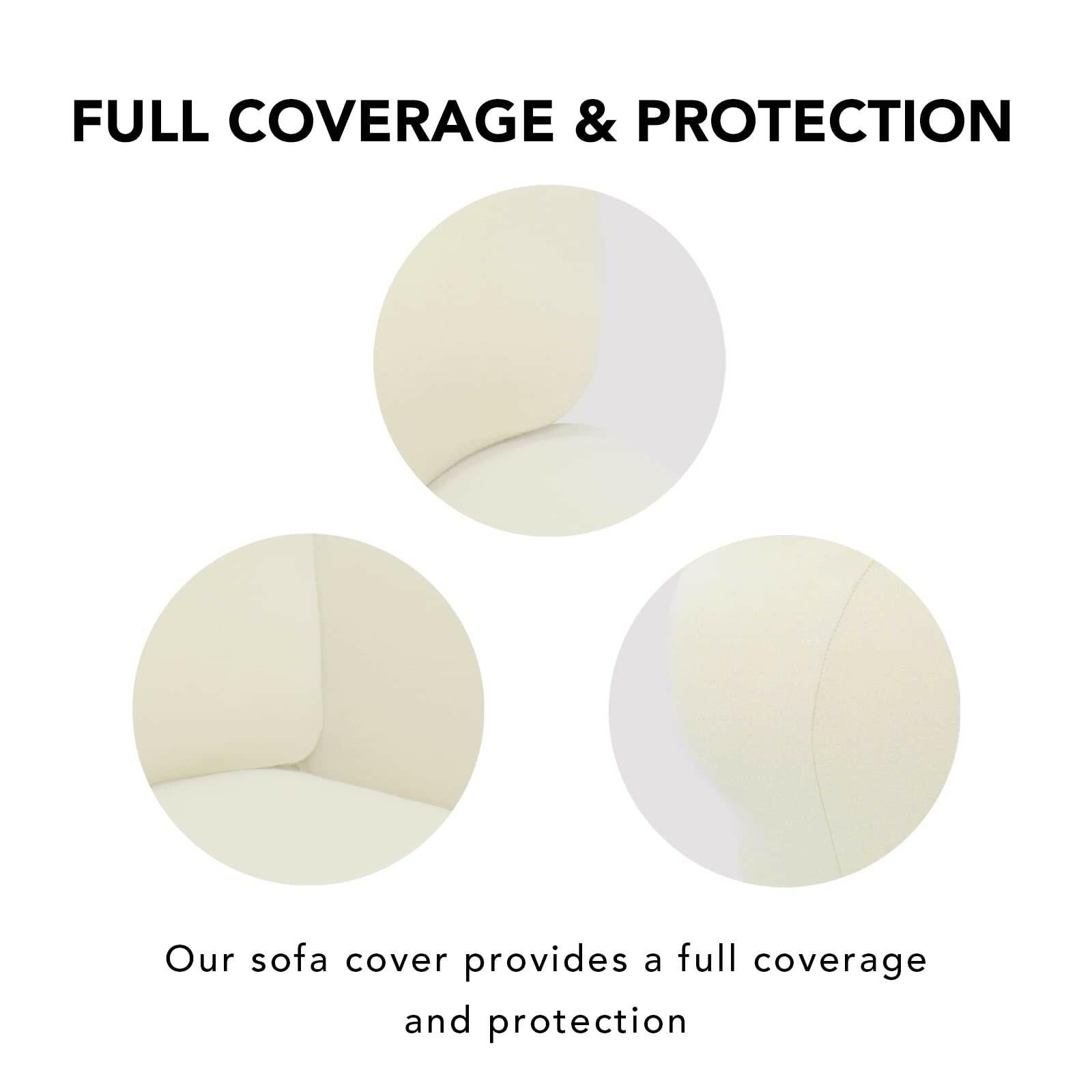 PureFit Super Stretch Sofa Slipcover – Spandex Non Slip Soft Couch Sofa Cover,