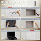 Mboko Hidden Wall Safe w/ Vent Cover Electronic Recessed Home Security