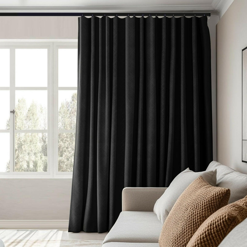 MaKefeile Room Divider Curtains Total Blackout Privacy Curtain Panel Room