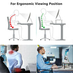 WALI Computer Monitor Stand for Desk, Adjustable Laptop Riser, Desk Monitor