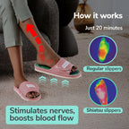 Acupressure Massage Slippers for Plantar Fasciitis & Neuropathy Relief –