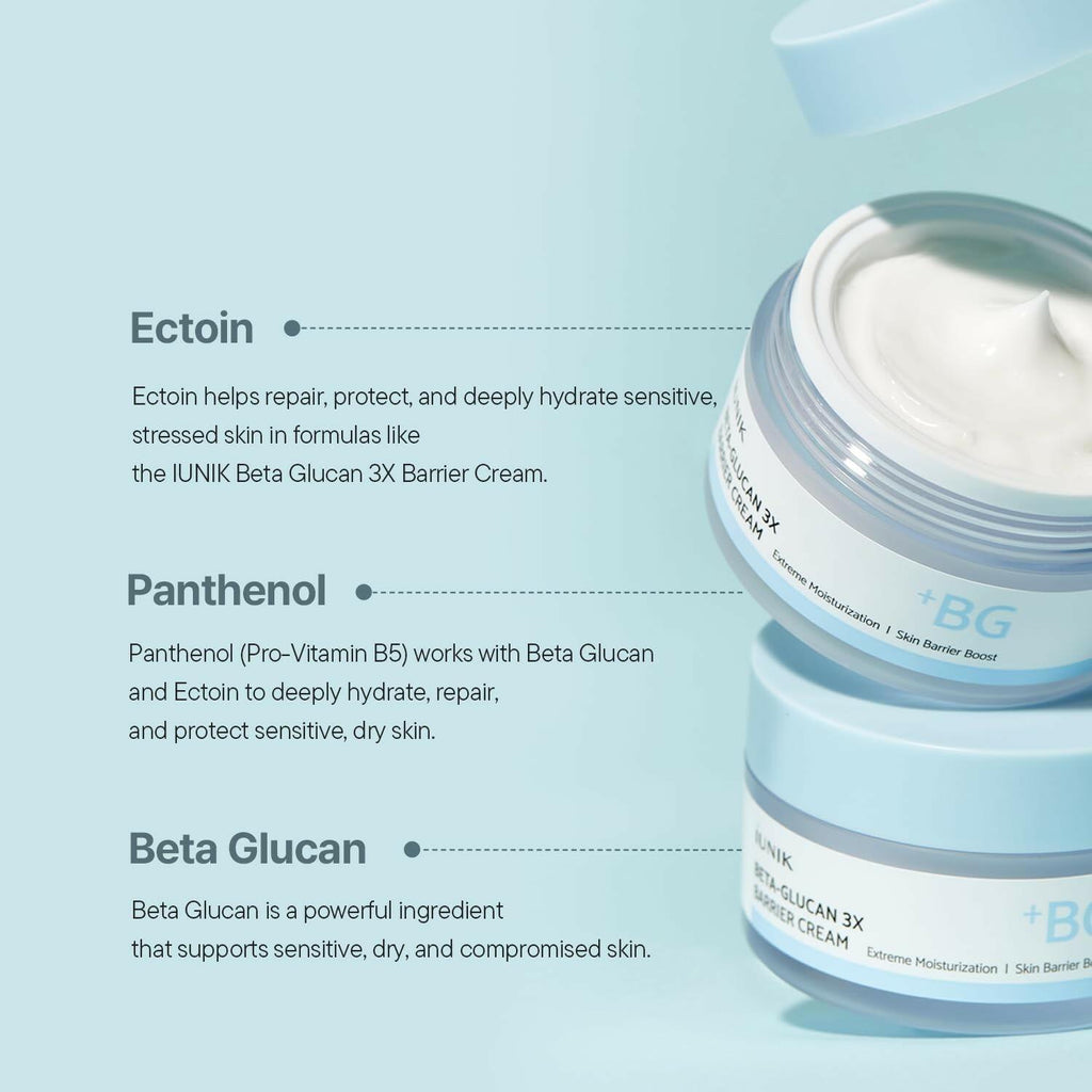 IUNIK Beta-Glucan Non-Sticky Deep Moisture Hydration 3x Barrier Cream Day&Night